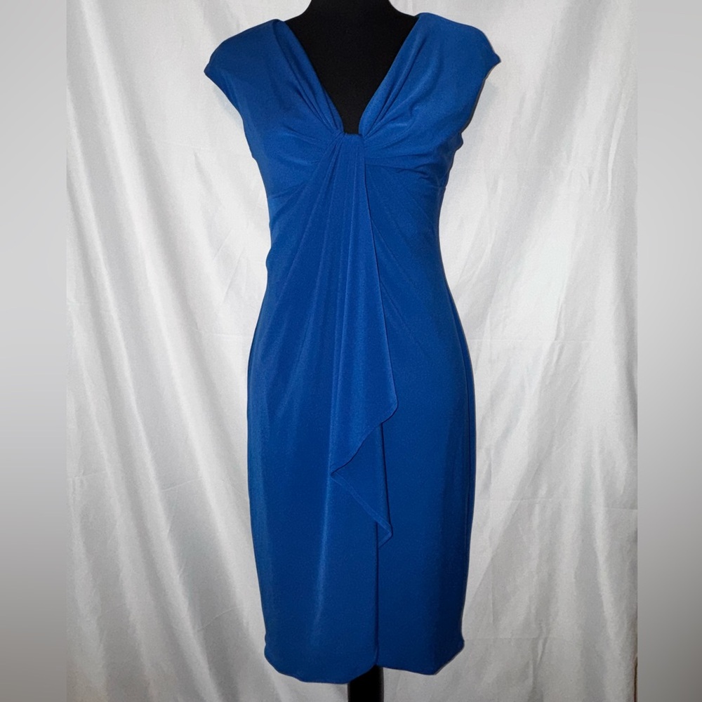Boston Proper Royal Blue Midi Dress